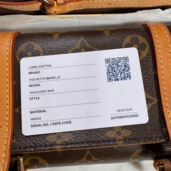 Louis Vuitton Pochette Marel belt -waist bag monogram with Box and card Auth. - Picture 7 of 16